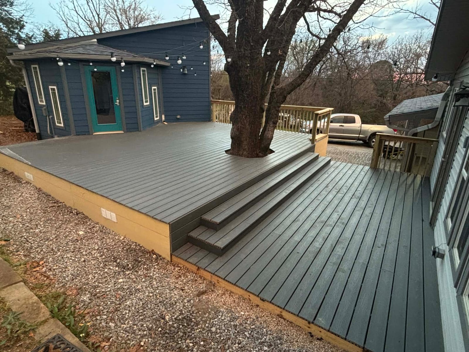 Outdoor living deck image 3